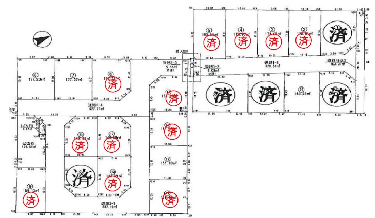 建築条件無　【K】加里屋　21区画